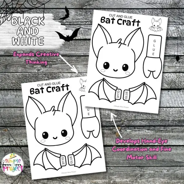 This bat-tastic printable craft template is your go-to for fall fun, and it’s a breeze for little hands to tackle! Team it up with a bat coloring page for a fang-tastic bundle of activities. Perfect for classrooms, autumn bashes, or crafty afternoons at home—just hit print and grab some scissors, glue, and markers to unleash a flurry of creativity!