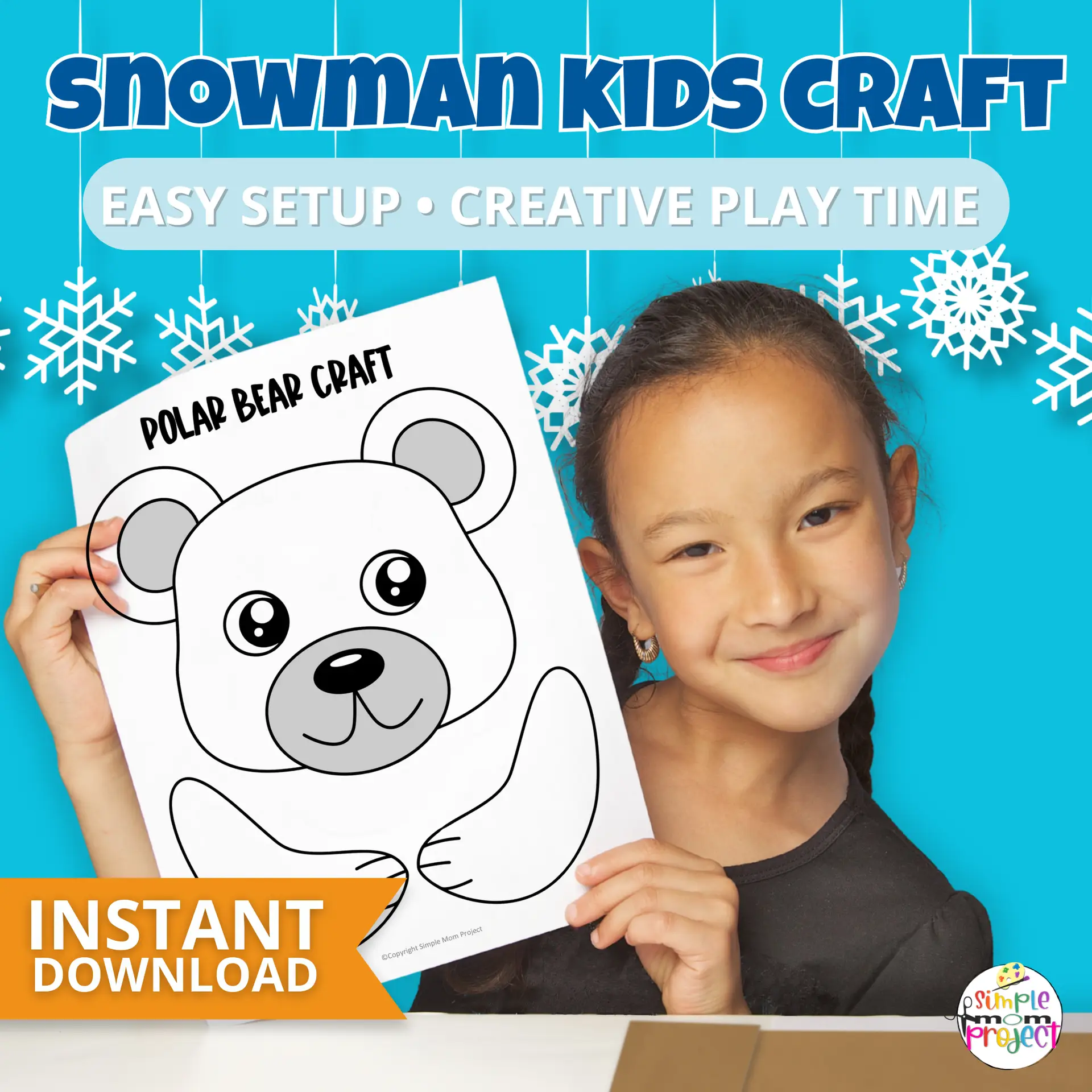 Add hands-on fun to your Arctic animal study with this printable polar bear craft. Perfect for storytelling and dramatic play!