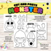 Get ready to unleash your inner monster Picasso with our Black and White Build-a-Monster Crafts! They're not just a blast to make, but they also sneak in some fine motor skill magic for the kiddos! And guess what? They pull double duty as cute fall decorations too! But wait, there’s more! These little monsters can spark epic storytelling adventures, inspiring kids to spin wild tales about their monstrous escapades. It’s a perfect way to boost their narrative chops and ignite a love for imaginative play!