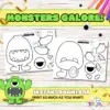 Get ready to unleash your inner monster Picasso with our Black and White Build-a-Monster Crafts! They're not just a blast to make, but they also sneak in some fine motor skill magic for the kiddos! And guess what? They pull double duty as cute fall decorations too! But wait, there’s more! These little monsters can spark epic storytelling adventures, inspiring kids to spin wild tales about their monstrous escapades. It’s a perfect way to boost their narrative chops and ignite a love for imaginative play!