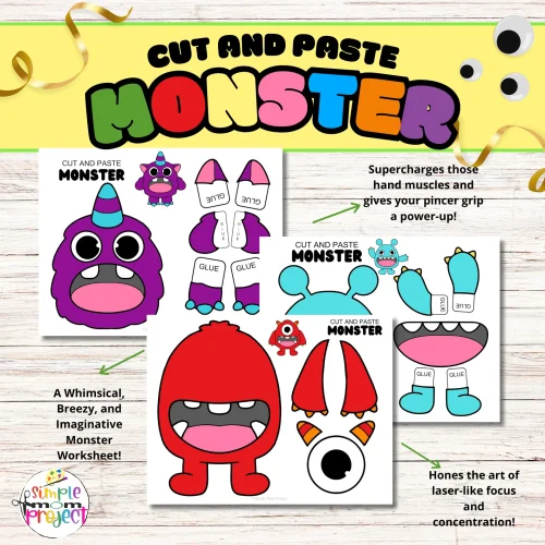Get ready to unleash your inner monster Picasso with our Full Color Build-a-Monster Crafts! They're not just a blast to make, but they also sneak in some fine motor skill magic for the kiddos! And guess what? They pull double duty as cute fall decorations too! But wait, there’s more! These little monsters can spark epic storytelling adventures, inspiring kids to spin wild tales about their monstrous escapades. It’s a perfect way to boost their narrative chops and ignite a love for imaginative play!