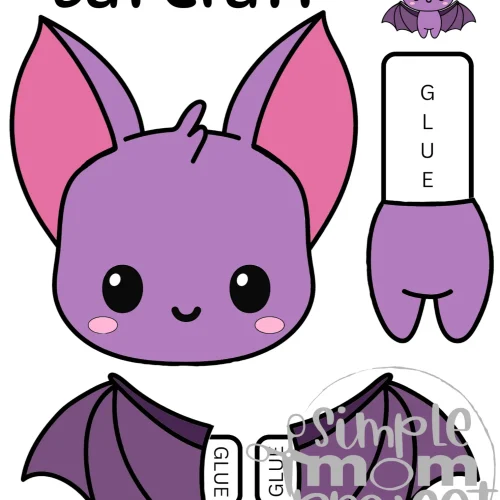 This bat-tastic printable craft template is your go-to for fall fun, and it’s a breeze for little hands to tackle! Team it up with a bat coloring page for a fang-tastic bundle of activities. Perfect for classrooms, autumn bashes, or crafty afternoons at home—just hit print and grab some scissors, glue, and markers to unleash a flurry of creativity!