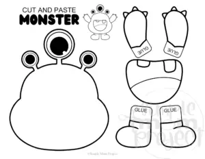 build a monster craft activity for kids 1