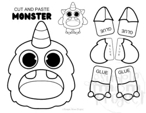 build a monster craft activity for kids 1