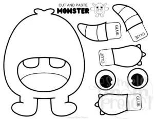 build a monster craft activity for kids 1