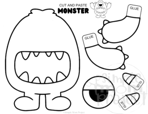 build a monster craft activity for kids 1