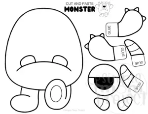 build a monster craft activity for kids 1