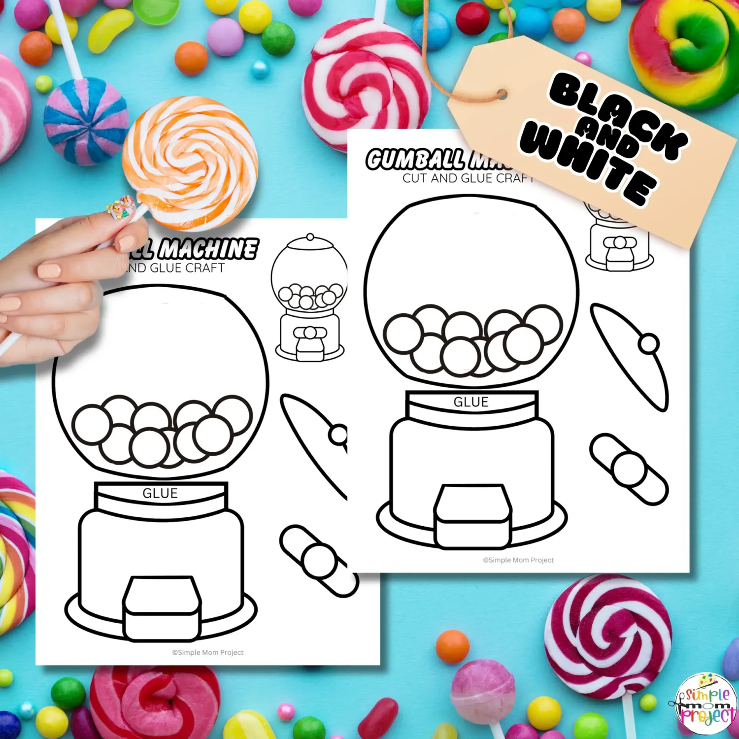 Kids can create their own colorful gumball machine, boosting creativity and fine motor skills. The activity involves snipping, mixing, and gluing template parts, making it both fun and educational. Parents and teachers will appreciate the patience and attention to detail kids develop while crafting. Ideal for home or classroom, this project promises laughter and a sense of achievement. Grab your scissors and glue for a crafty adventure!