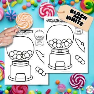 Kids can create their own colorful gumball machine, boosting creativity and fine motor skills. The activity involves snipping, mixing, and gluing template parts, making it both fun and educational. Parents and teachers will appreciate the patience and attention to detail kids develop while crafting. Ideal for home or classroom, this project promises laughter and a sense of achievement. Grab your scissors and glue for a crafty adventure!