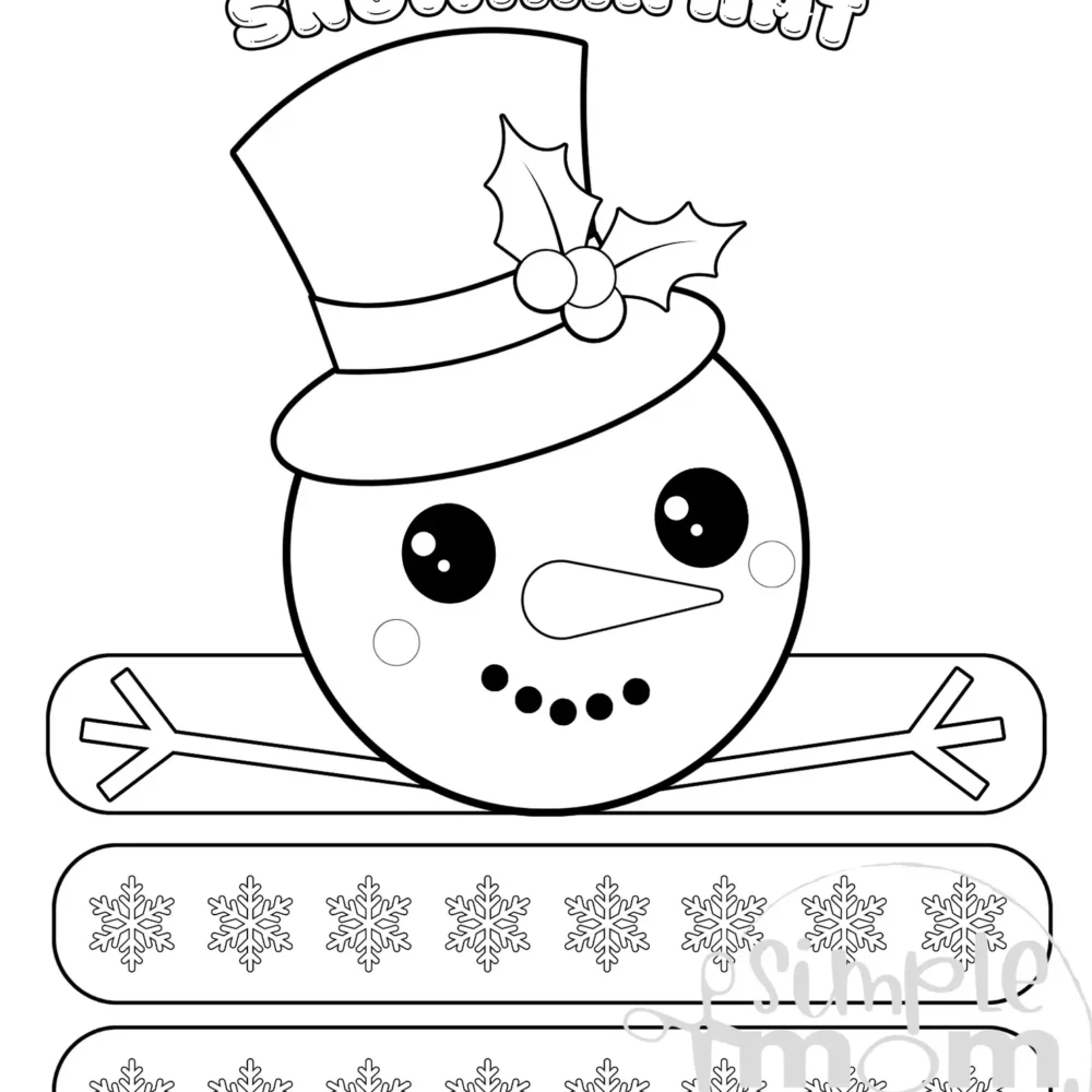 This printable snowman hat template is a fun winter craft featuring a classic top hat and carrot nose. It's ideal for enhancing fine motor skills, creating memories, or planning winter activities. Simply print the template and use crafting supplies like markers and glitter to personalize each hat. Suitable for all ages, this activity fosters creativity and adds joy to chilly months, whether worn or used as decoration. Download your snowman hat template today!