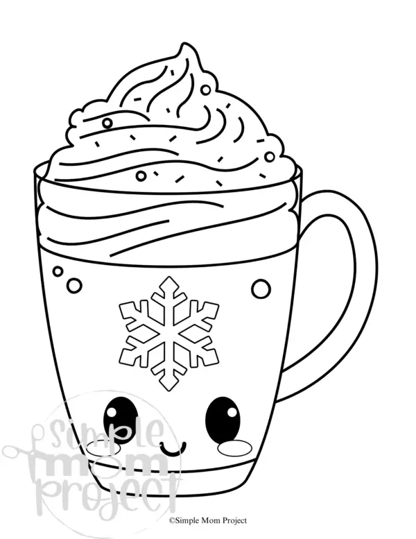 These adorable hot chocolate mug printables are a coloring party waiting to happen while the snowflakes dance outside! Ideal for kiddos of all ages, just hit print on some white or colorful construction paper and let the cocoa creativity explode! Everyone will have a chilly blast bringing these delightful mugs to life. Add a sprinkle of glitter or a few funky stickers for that extra dash of flair, and go wild with colors—make each mug as one-of-a-kind as a snowflake! Want to jazz it up? Stick on some cotton balls for a marshmallow or whipped cream vibe! Once you've dazzled them up, slap them on the fridge, showcase them on a winter wonderland bulletin board, or gift them to spread that warm and fuzzy cheer!