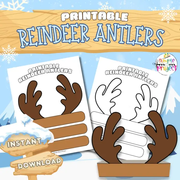 Create festive reindeer antlers with construction paper using a fun reindeer antler template. Choose between a blank or pre-colored version to spark creativity. Encourage students to decorate with glitter, stickers, or pom-poms, enhancing their fine motor skills. After crafting, organize a reindeer parade to spread joy and celebrate the winter season together!