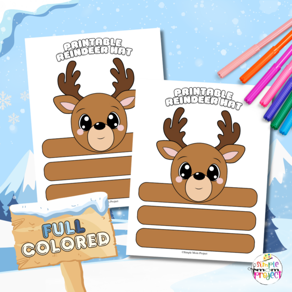 This printable reindeer hat template serves as an enjoyable means of celebrating the winter season. Students can personalize their reindeer hats using markers, glitter, or stickers, transforming this reindeer craft into an engaging activity that evokes joy and laughter. Additionally, the project fosters community spirit while providing an opportunity to educate participants about reindeer facts and seasonal narratives.