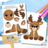 Dive headfirst into the winter wonderland with a delightful build-a-reindeer printable craft! It's a kiddo's dream and a jolly addition to your holiday decor. Just print those templates, gather your crafty goodies, and bling them out with googly eyes, pom-poms, and a sprinkle of glitter magic! Show off your masterpieces or gift them to spread the festive vibes. Turn up the cozy factor by whipping up a hot chocolate station loaded with marshmallows and fancy syrups. Spin some winter yarns or dream up wild reindeer escapades with your crew—it's all about those laugh-till-you-cry moments! So grab those supplies and let the crafty cheer begin!