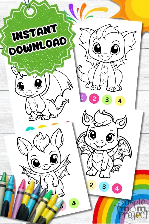 Dragon color by number printables enhance children's imagination and provide a fun, educational task. They help develop fine motor skills and color recognition as kids match numbers to colors, resulting in colorful dragon art. These activities also encourage storytelling and discussions about dragons, fostering imaginative growth. Suitable for home, classrooms, or playdates, they inspire joy and creativity in young artists.