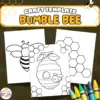 This charming bumblebee craft bundle is perfect for creative kids and nature lovers. It includes bumblebee templates and coloring pages for bumblebee-themed projects for greeting cards and home decor. With bee hive coloring pages, cut-and-paste templates, and stencils, it fosters joy and creativity for crafters of all levels.