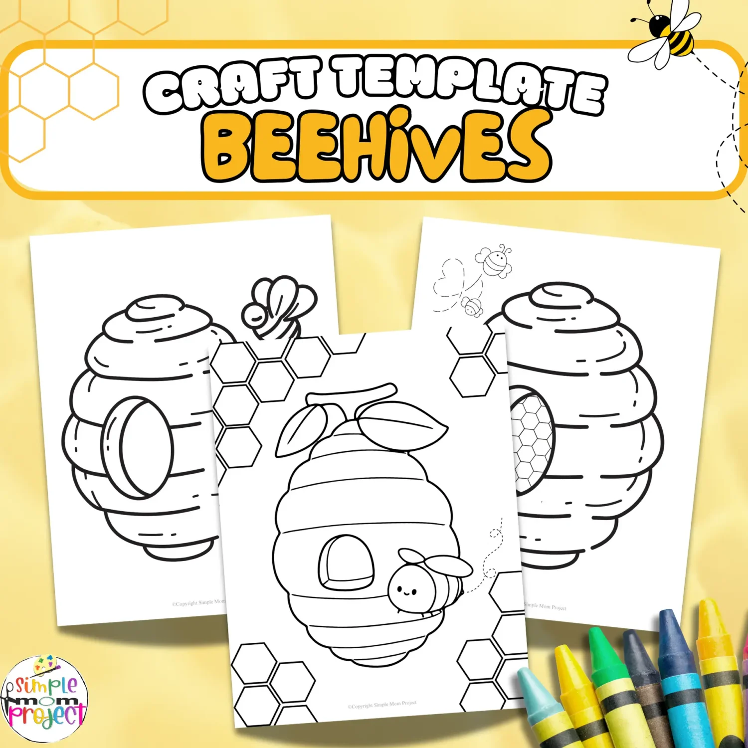 Our beehive coloring pages combine fun and learning, allowing kids to explore hive patterns and the importance of bees. They can unleash their creativity while developing fine motor skills and learning bee facts, such as honey production and pollination. This craft fosters a love for nature and blends art with education.