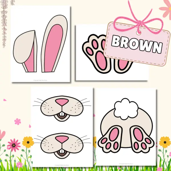 Unleash creativity with our Bunny Parts Bundle Templates! Ideal for crafting fun bunny masks, greeting cards, or spring decorations, these templates include floppy ears, tiny feet, and a fluffy bottom. Simply print on sturdy paper, and let kids color and cut out the pieces to create unique bunny designs. Gather supplies and enjoy a delightful crafting experience! Happy hopping!