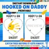 Looking for the ideal gift for Dad? Look no further than the charming handprint art project titled “Hooked on Daddy!” This creative endeavor is sure to bring a huge smile to his face! Simply print the template, gather some paint, and allow those tiny hands to craft a timeless masterpiece!