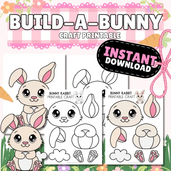 This printable bunny craft template is a fun activity for kids that combines creativity with fine motor skill practice. Children can cut out pieces and decorate their fluffy bunnies, making it ideal for rainy days or classroom activities. It’s a delightful way to celebrate spring and encourages giggles and a sense of accomplishment.