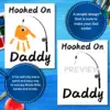 Searching for the perfect gift for Dad that will truly wow him? Introducing the handprint art project, “Hooked on Daddy!” This creative idea is guaranteed to bring a huge smile to his face! Simply print the template, grab some paint, and let those little hands create a unique masterpiece!