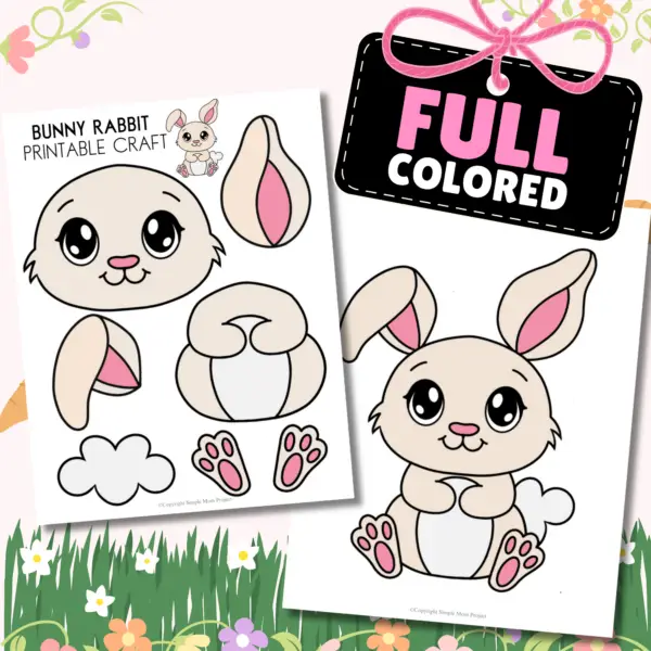 This printable bunny craft template is a fun activity for kids that combines creativity with fine motor skill practice. Children can cut out pieces and decorate their fluffy bunnies, making it ideal for rainy days or classroom activities. It’s a delightful way to celebrate spring and encourages giggles and a sense of accomplishment.