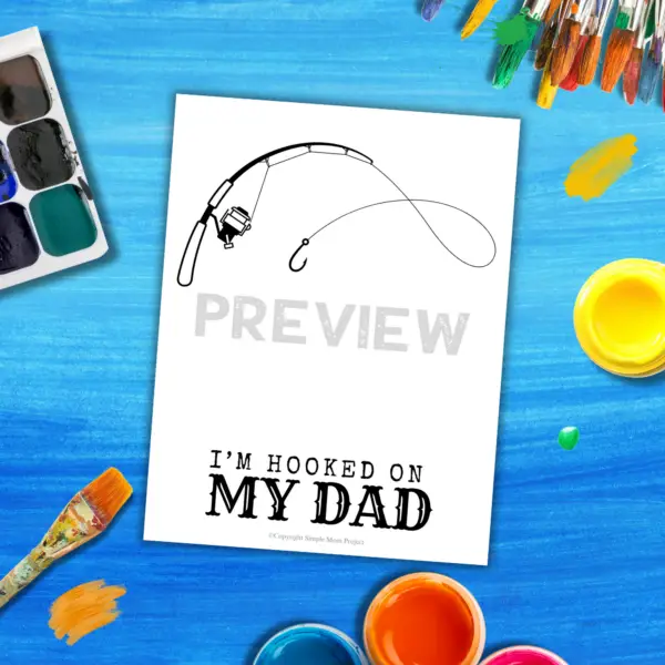 Looking for the ideal gift for Dad? Look no further than the charming handprint art project titled “Hooked on Daddy!” This creative endeavor is sure to bring a huge smile to his face! Simply print the template, gather some paint, and allow those tiny hands to craft a timeless masterpiece!