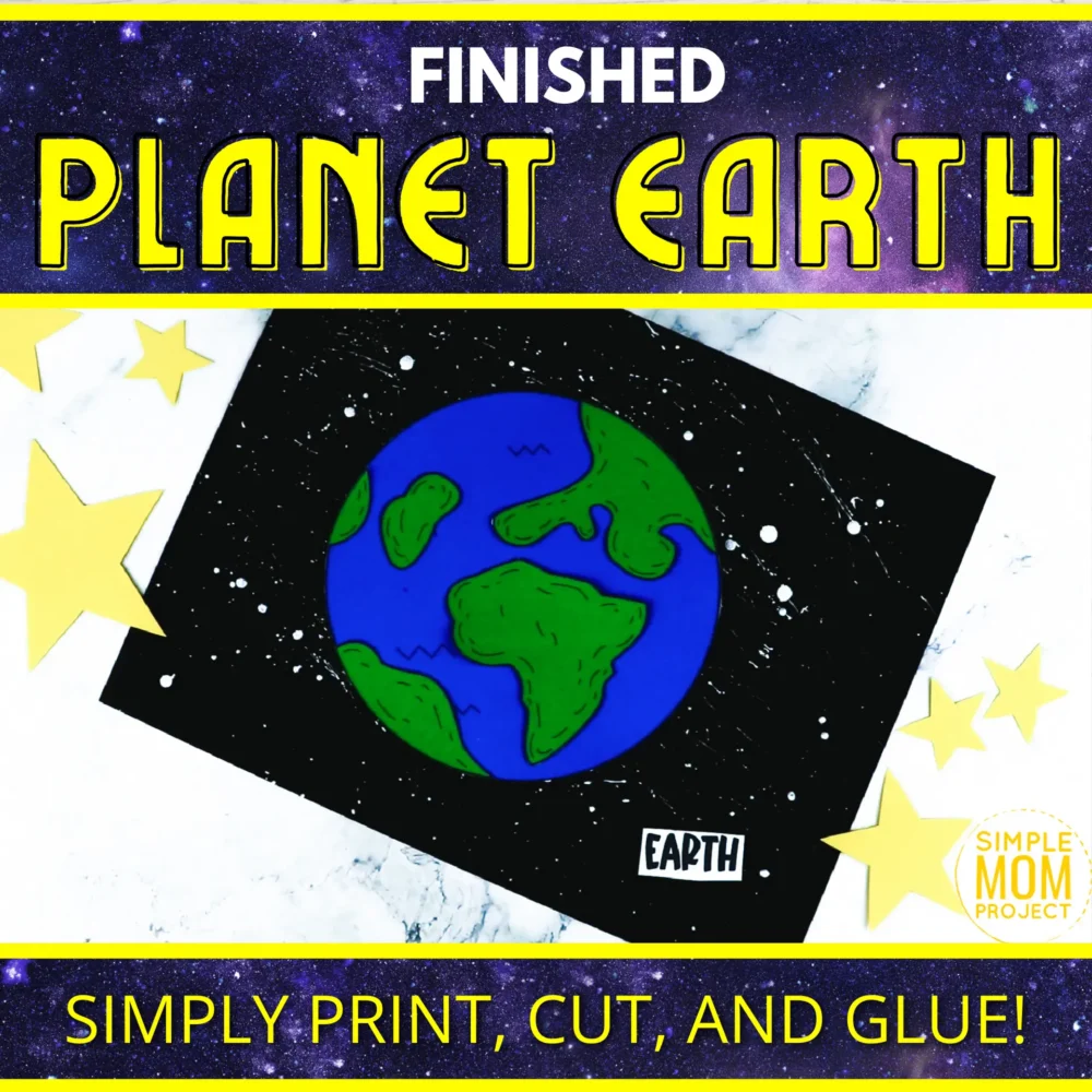 Are you on the lookout for an engaging, printable preschool activity that will inspire a passion for our incredible planet in your little ones? Your search ends here! This printable Earth template craft is a hassle-free gem, ready for you and your kids to explore together today! You and your little ones can easily grab this Earth template and transform it into a quick paper plate project, a creative tissue paper artwork, or a stunning coffee filter planet Earth masterpiece! Don’t let the chance for a printable Earth craft adventure slip away today!