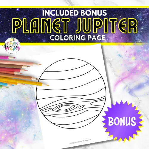Are you prepared to embark on an exciting journey with your young learners to discover the incredible planet Jupiter? This Jupiter craft is the ideal activity to make that happen! It's a fun and easy space-themed project that will leave kids of all ages thrilled with joy. You can attach it to a Styrofoam cup, a paper plate, or even turn them into coffee filter planets! Don't wait—get your Jupiter template now for an extraordinary experience! ???