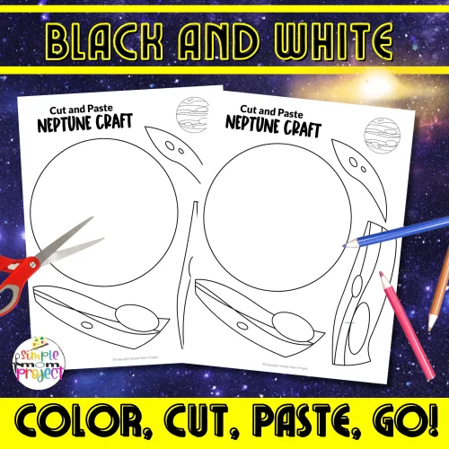 Prepare for an exciting cosmic journey to Neptune! Gather your coloring materials, intriguing facts, and our delightful printable craft template for a stellar crafting experience with your young aspiring astronauts! Click that download button and let the interstellar fun commence!