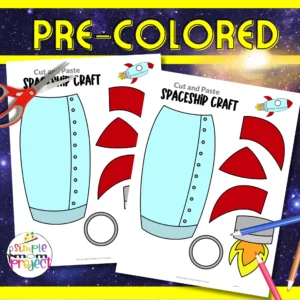 This printable space rocket craft template is a blast for nurturing your little ones' motor skills, focus, and out-of-this-world creativity! Perfect for preschoolers and kindergarteners, this rocket craft promises heaps of fun. Whether using a toilet paper roll or adding a personal touch to handprint art, this craft is a stellar adventure waiting to happen!