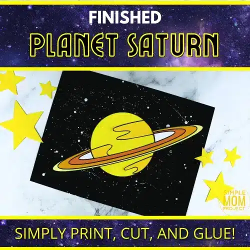 Eager to enhance your understanding of Saturn? Gather your coloring supplies, intriguing facts, and our printable Saturn craft template for an extraordinary crafting experience with your children! Click the download button to embark on your Saturn adventure!