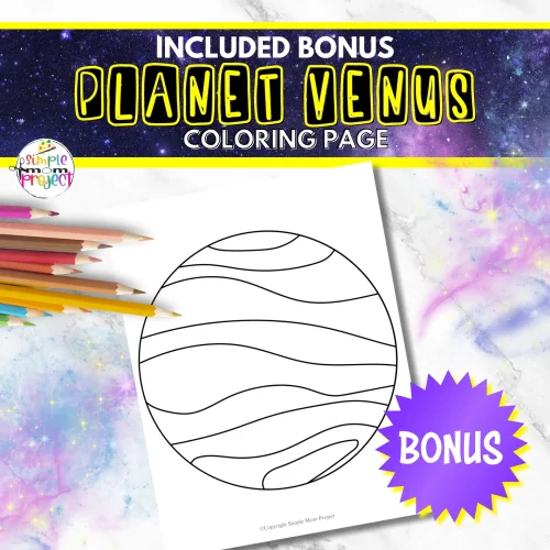 Do your little astronauts have a passion for NASA? Get ready to launch into a cosmic adventure with this fantastic Venus planet craft! You don’t need a rocket scientist’s expertise to join in on this exciting journey through space. It’s a stellar way to discover our solar system! Grab your Venus printable template now and kick off the intergalactic fun!