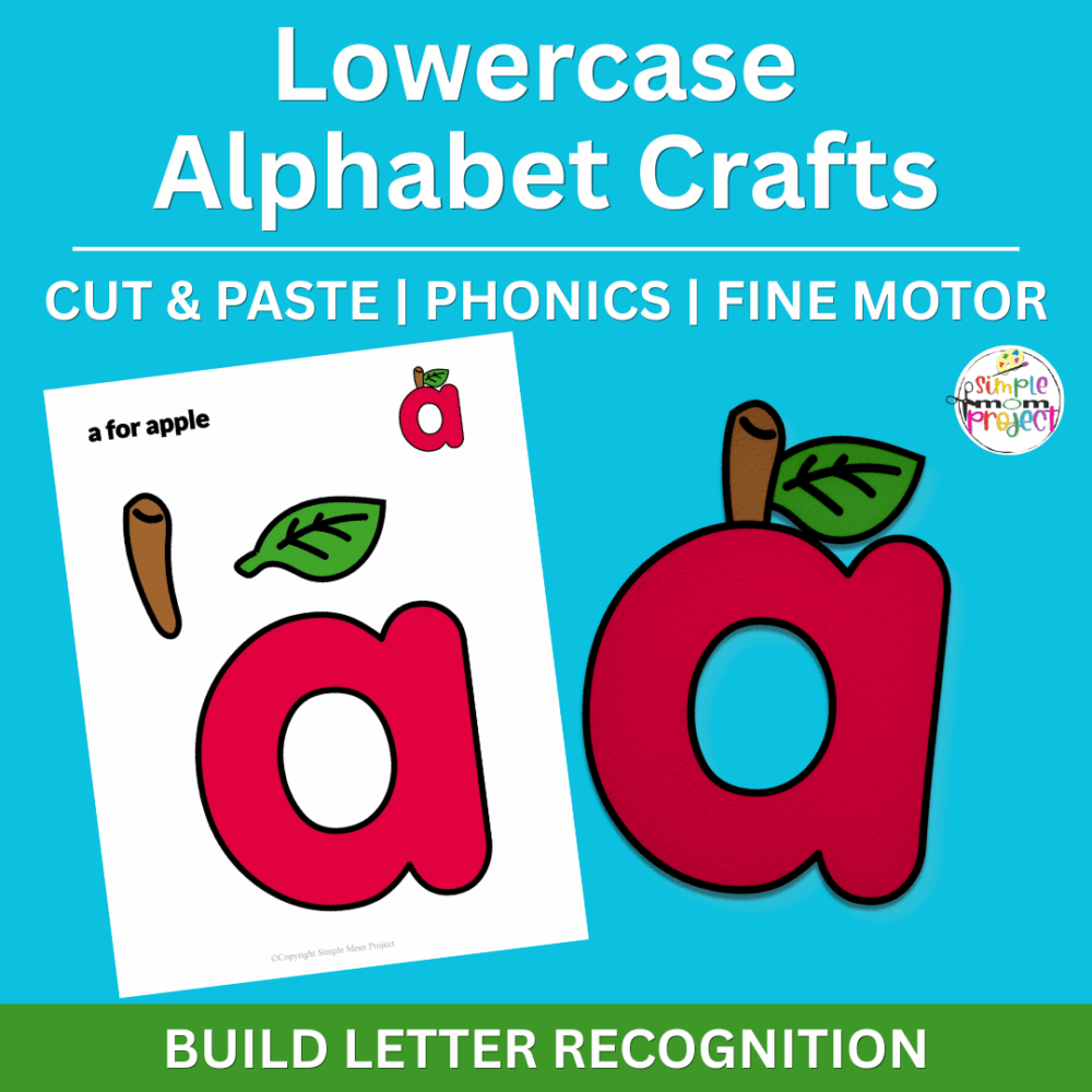 Make learning the alphabet fun with these lowercase cut and paste crafts for kids! Perfect for preschool, kindergarten, and early learners, these hands-on alphabet activities help children practice fine motor skills while recognizing and remembering their letters. Each craft is easy to prep, engaging, and screen-free — ideal for classrooms, homeschooling, or fun at home. A simple and creative way to build confidence in reading and writing!
