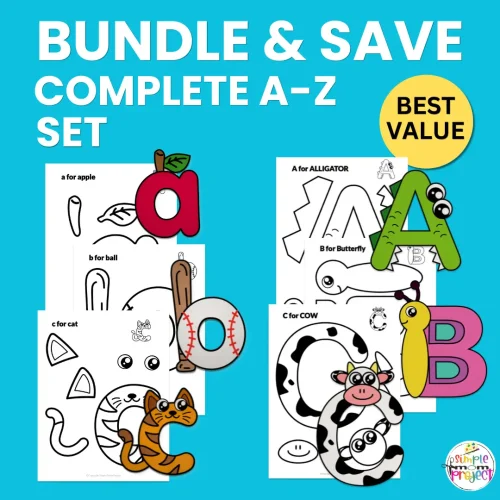 Make learning the alphabet fun with these lowercase cut and paste crafts for kids! Perfect for preschool, kindergarten, and early learners, these hands-on alphabet activities help children practice fine motor skills while recognizing and remembering their letters. Each craft is easy to prep, engaging, and screen-free — ideal for classrooms, homeschooling, or fun at home. A simple and creative way to build confidence in reading and writing!