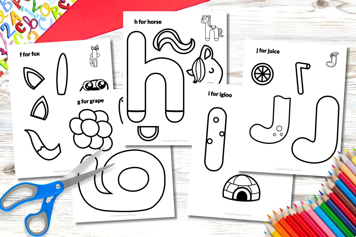 Get your hands on these snazzy black and white lowercase alphabet crafts, from A to Z! Each letter struts its own quirky style, ready to spark creativity in your little learners. Whether you're diving into classroom antics, jazzing up home decor, or embarking on crafty escapades, these beauties transform lowercase letter fun into an exciting adventure. Just print, snip, color, and let the crafting bash commence! Perfect for teachers, parents, and anyone itching to add a sprinkle of hands-on joy to learning!