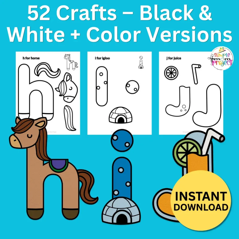 Make learning the alphabet fun with these lowercase cut and paste crafts for kids! Perfect for preschool, kindergarten, and early learners, these hands-on alphabet activities help children practice fine motor skills while recognizing and remembering their letters. Each craft is easy to prep, engaging, and screen-free — ideal for classrooms, homeschooling, or fun at home. A simple and creative way to build confidence in reading and writing!