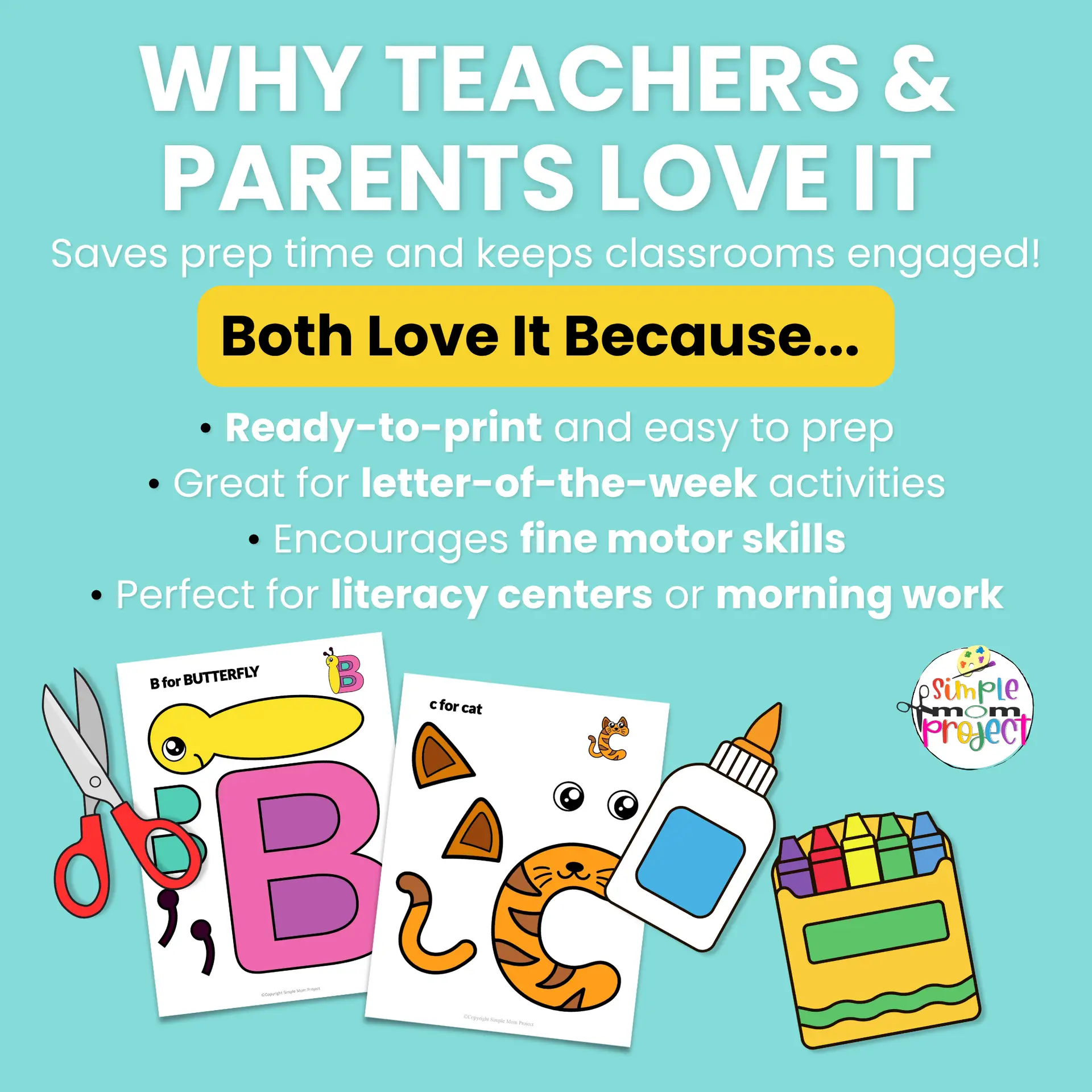 Teach uppercase and lowercase letters with ease! These printable tracing worksheets and alphabet crafts help preschoolers develop fine motor skills while having fun learning their ABCs.