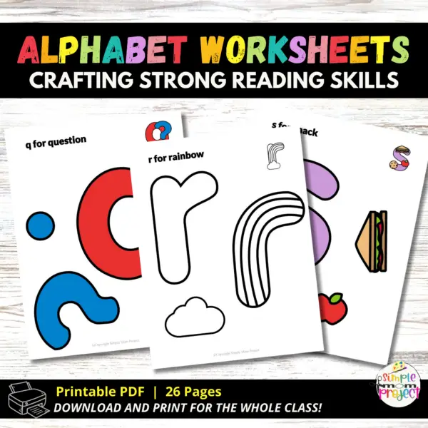 Grab these delightful lowercase alphabet crafts in both black and white and pre-colored options, featuring designs from A to Z! Each letter boasts its own unique style, ready to spark the creativity of your young learners. Ideal for classroom activities, educational home decor, or creative projects, these treasures transform lowercase alphabet exploration into an exciting journey. Simply print, cut, color, and let the fun of assembly commence! Perfect for teachers, parents, and anyone looking to add a touch of hands-on enjoyment to learning!