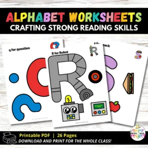 Snag these fabulous printable, pre-colored lowercase alphabet crafts from A to Z! Each full colored lowercase letter comes with its own quirky design, guaranteed to keep young minds buzzing and creativity soaring. Whether you’re jazzing up a classroom, spicing up home projects, or diving into educational fun, these crafts are the ultimate way to explore the alphabet with a splash of excitement! Just print, snip, color, and let the crafting magic begin! Perfect for teachers, parents, and anyone eager to sprinkle some hands-on learning joy!