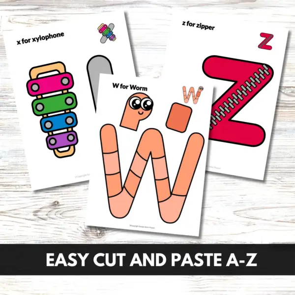 Snag these fabulous printable, pre-colored lowercase alphabet crafts from A to Z! Each full colored lowercase letter comes with its own quirky design, guaranteed to keep young minds buzzing and creativity soaring. Whether you’re jazzing up a classroom, spicing up home projects, or diving into educational fun, these crafts are the ultimate way to explore the alphabet with a splash of excitement! Just print, snip, color, and let the crafting magic begin! Perfect for teachers, parents, and anyone eager to sprinkle some hands-on learning joy!