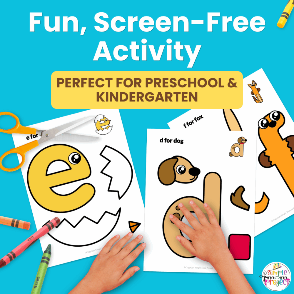 Make learning the alphabet fun with these lowercase cut and paste crafts for kids! Perfect for preschool, kindergarten, and early learners, these hands-on alphabet activities help children practice fine motor skills while recognizing and remembering their letters. Each craft is easy to prep, engaging, and screen-free — ideal for classrooms, homeschooling, or fun at home. A simple and creative way to build confidence in reading and writing!