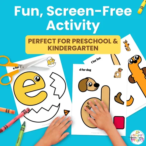 Make learning the alphabet fun with these lowercase cut and paste crafts for kids! Perfect for preschool, kindergarten, and early learners, these hands-on alphabet activities help children practice fine motor skills while recognizing and remembering their letters. Each craft is easy to prep, engaging, and screen-free — ideal for classrooms, homeschooling, or fun at home. A simple and creative way to build confidence in reading and writing!