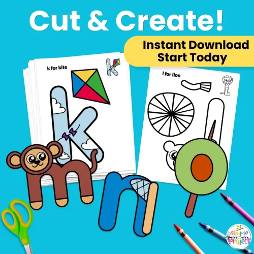 Make learning the alphabet fun with these lowercase cut and paste crafts for kids! Perfect for preschool, kindergarten, and early learners, these hands-on alphabet activities help children practice fine motor skills while recognizing and remembering their letters. Each craft is easy to prep, engaging, and screen-free — ideal for classrooms, homeschooling, or fun at home. A simple and creative way to build confidence in reading and writing!