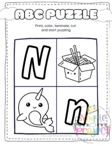 Letter n printable, n worksheets, instant download, n preschool, toddlers, n coloring page, n uppercase, n lowercase, abc kindergarten, letter n phonics, letter n handwriting, letter n tracing, letter n pdf