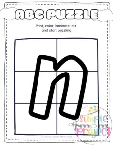 Letter n printable, n worksheets, instant download, n preschool, toddlers, n coloring page, n uppercase, n lowercase, abc kindergarten, letter n phonics, letter n handwriting, letter n tracing, letter n pdf