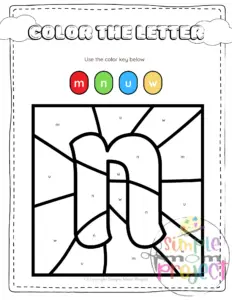 Letter n printable, n worksheets, instant download, n preschool, toddlers, n coloring page, n uppercase, n lowercase, abc kindergarten, letter n phonics, letter n handwriting, letter n tracing, letter n pdf