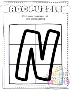 Letter n printable, n worksheets, instant download, n preschool, toddlers, n coloring page, n uppercase, n lowercase, abc kindergarten, letter n phonics, letter n handwriting, letter n tracing, letter n pdf