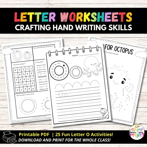 Kids can enjoy learning the alphabet with a preschool pack of letter O crafts featuring fun activities that teach sounds and shapes. This set includes 25 printables for creative projects like custom cards and decorations, enhancing coloring and fine motor skills. Perfect for weekends or school breaks, these activities foster bonding and creativity as children cut, glue, and paint their letter O masterpieces. The crafts are both entertaining and educational, making them an ideal resource for parents and teachers. Grab your letter O templates now for a fun crafting experience!