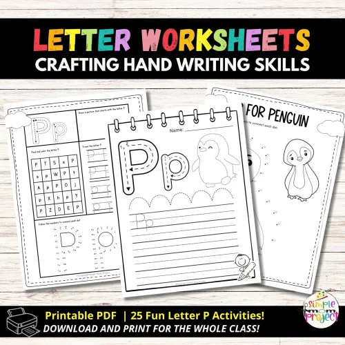 Looking for fun letter P activities for your little ones? Explore our engaging letter P crafts and worksheets, featuring pencil, pig, and penguin templates. These activities boost creativity, coloring skills, and hand-eye coordination while providing family bonding time. Kids can cut out shapes and decorate their own masterpieces with paints and colors. Enjoy stress-free crafting with these printable templates—perfect for home or the classroom. Download your letter P templates today!